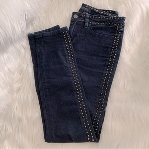 Guess Brittany Skinny Jeans / Leggings Denim Stud Grommets detail Size 27